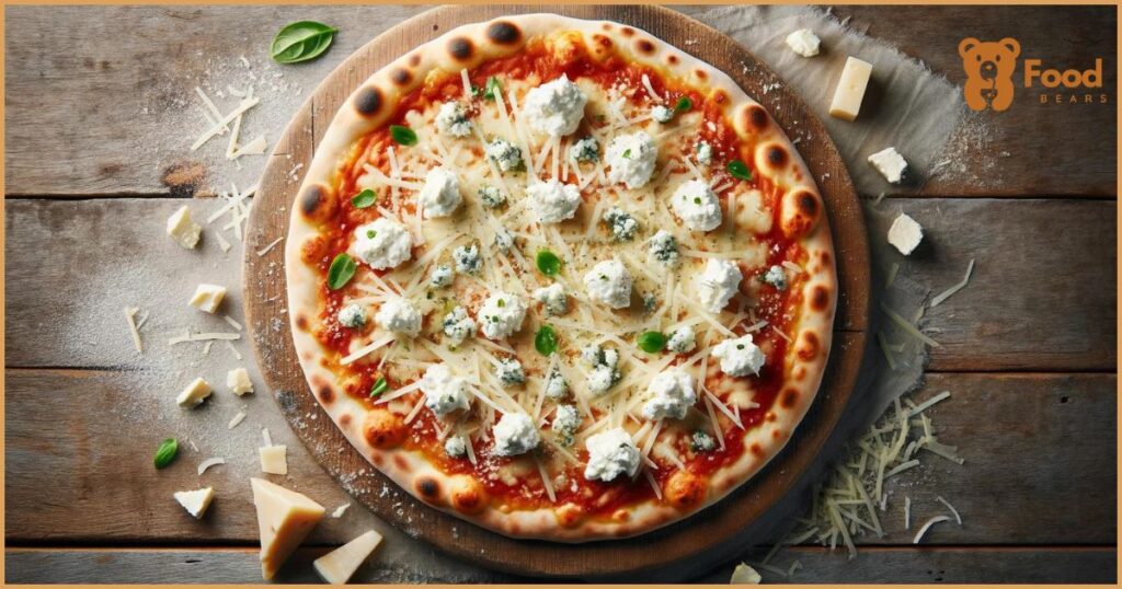 Flatbread Pizza Toppings Ideas - Cheese Lovers: Ricotta, Parmesan, and Gorgonzola
