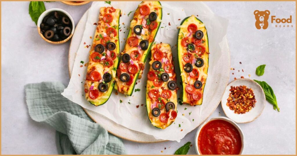 Dinner Ideas With Pizza Sauce - Pizza Stuffed Zucchini