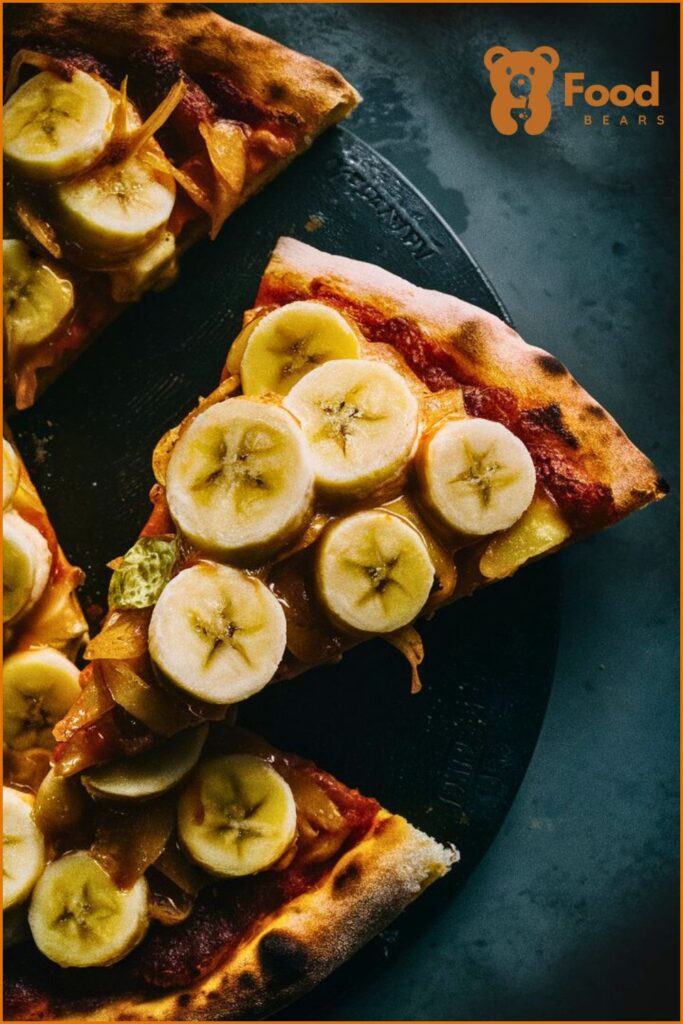 Ingredients for Fruit Pizza - Bananas on pizza