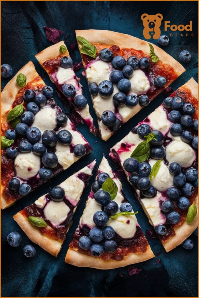 Ingredients for Fruit Pizza - Blueberries