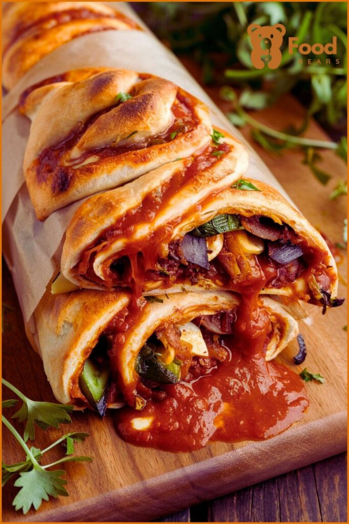 Uses of Pizza Sauce - Flavorful Stromboli Using Pizza Sauce