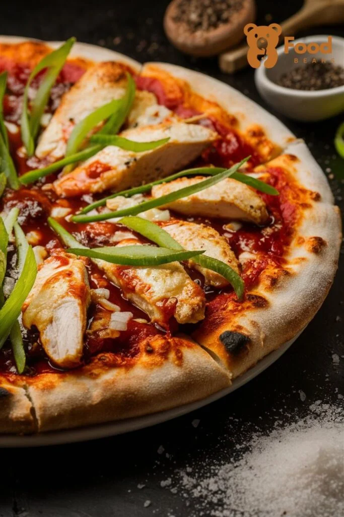 BBQ Chicken Pizza Ingredients - Salt and Black Pepper