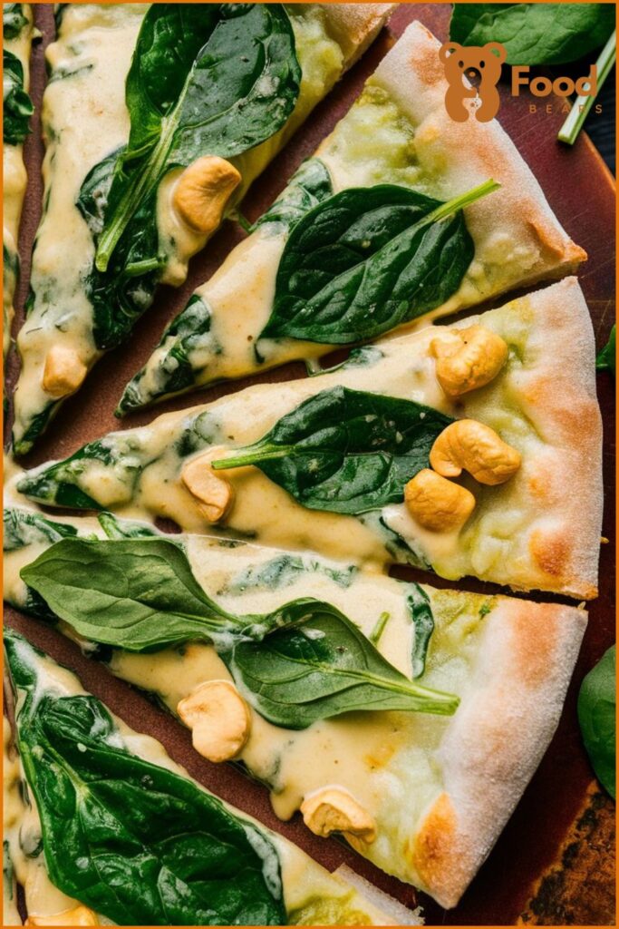 Plant-Based White Pizza Sauce Recipes - Spinach and Cashew White Pizza Sauce