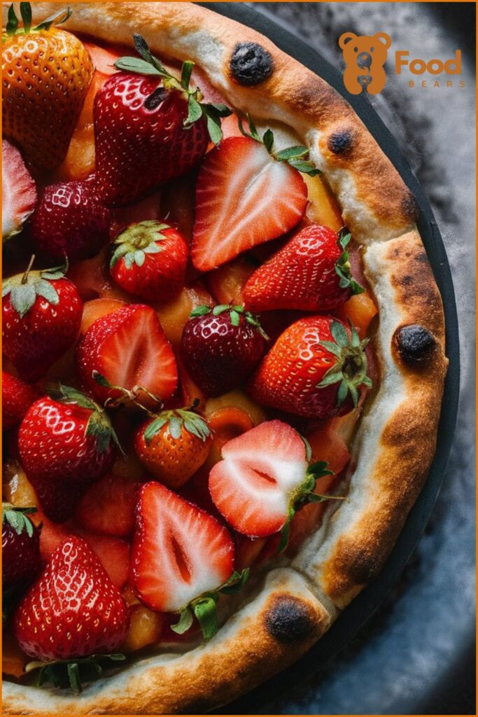 Ingredients for Fruit Pizza - Strawberries