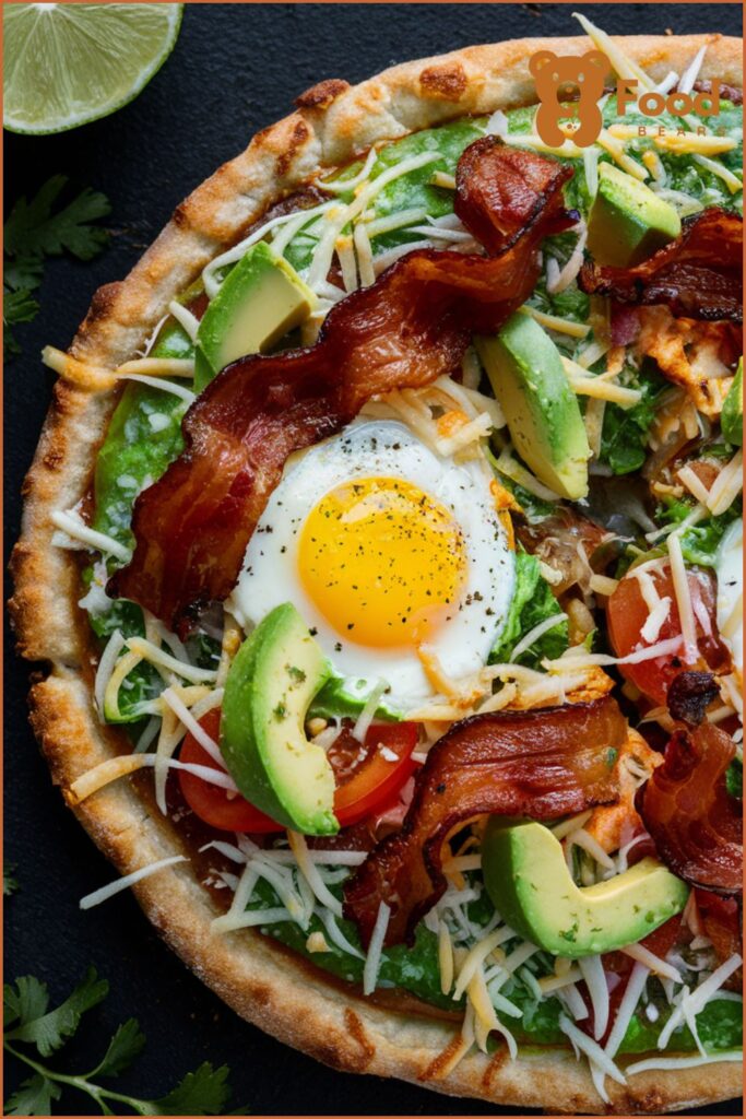 Easy Breakfast Ideas with Pizza Dough - Avocado and Egg Breakfast Pizza