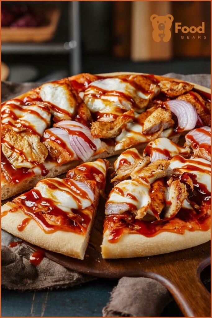 BBQ Chicken Pizza for wood fired pizza