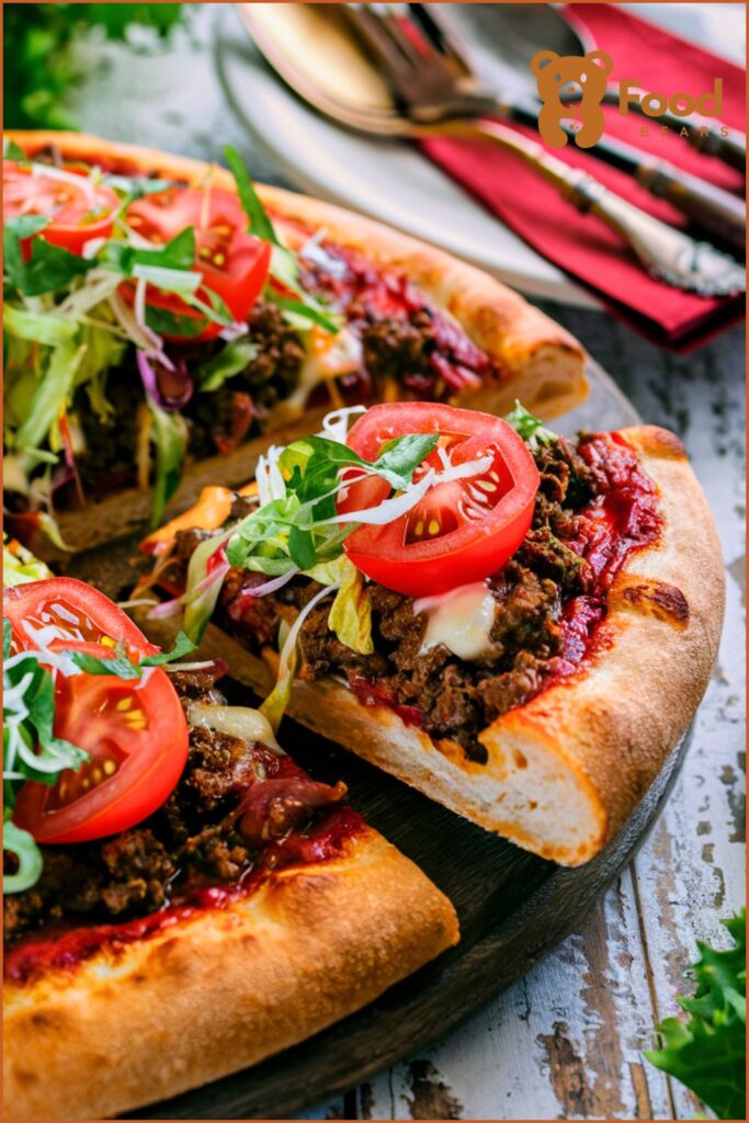 Pizza Ideas for Birthday - Cheeseburger Pizza for Birthday