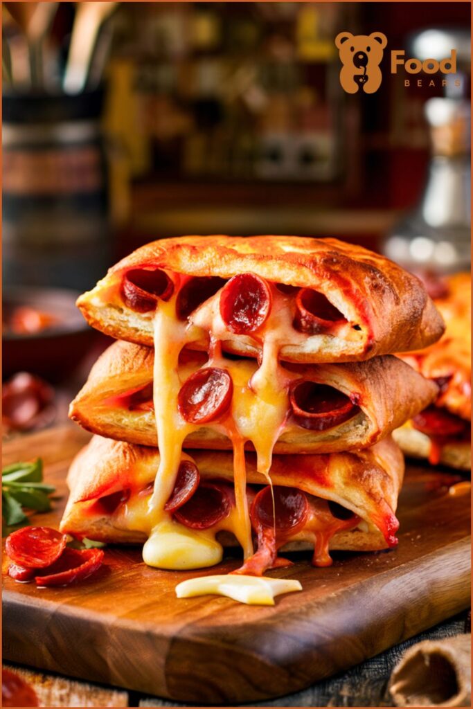 Pizza Ideas for Kids Party - Cheesy Pepperoni Pockets for Kids Party