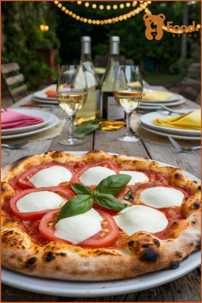 Outdoor Pizza Party Ideas - Classic Margherita Recipe for outdoor pizza party