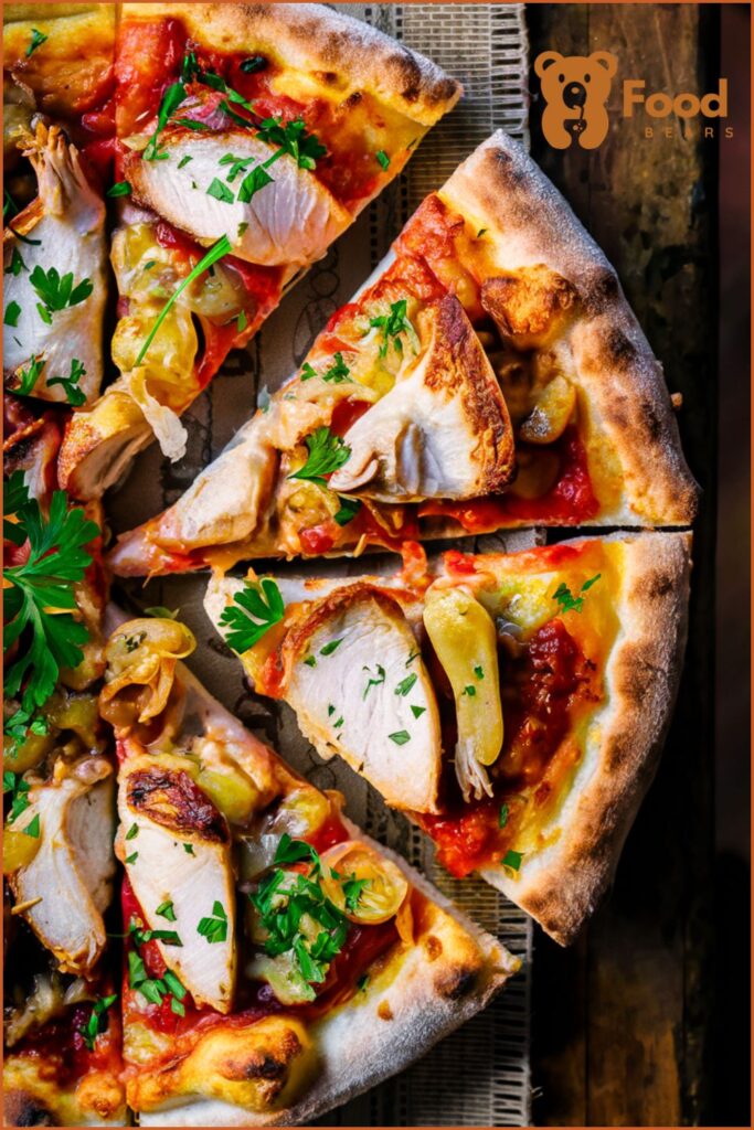 Pizza Ideas for Birthday - Garlic Chicken Pizza for Birthday