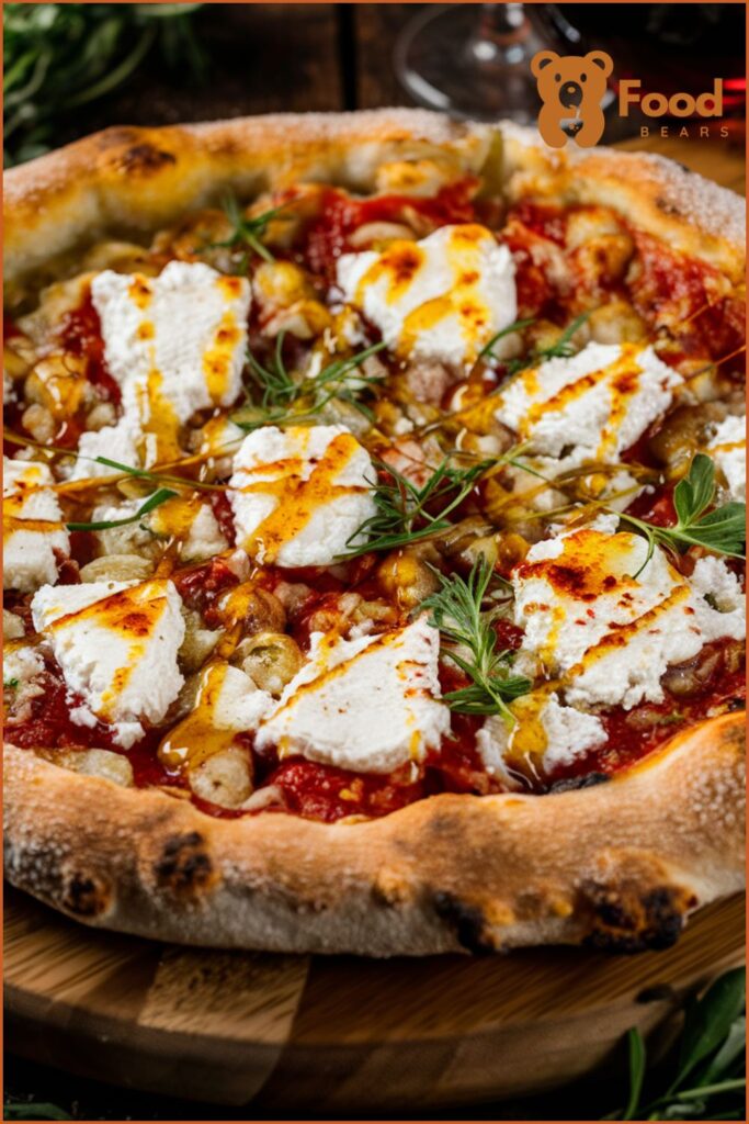 Pizza Topping Ideas with Hot Honey - Goat Cheese and Hot Honey