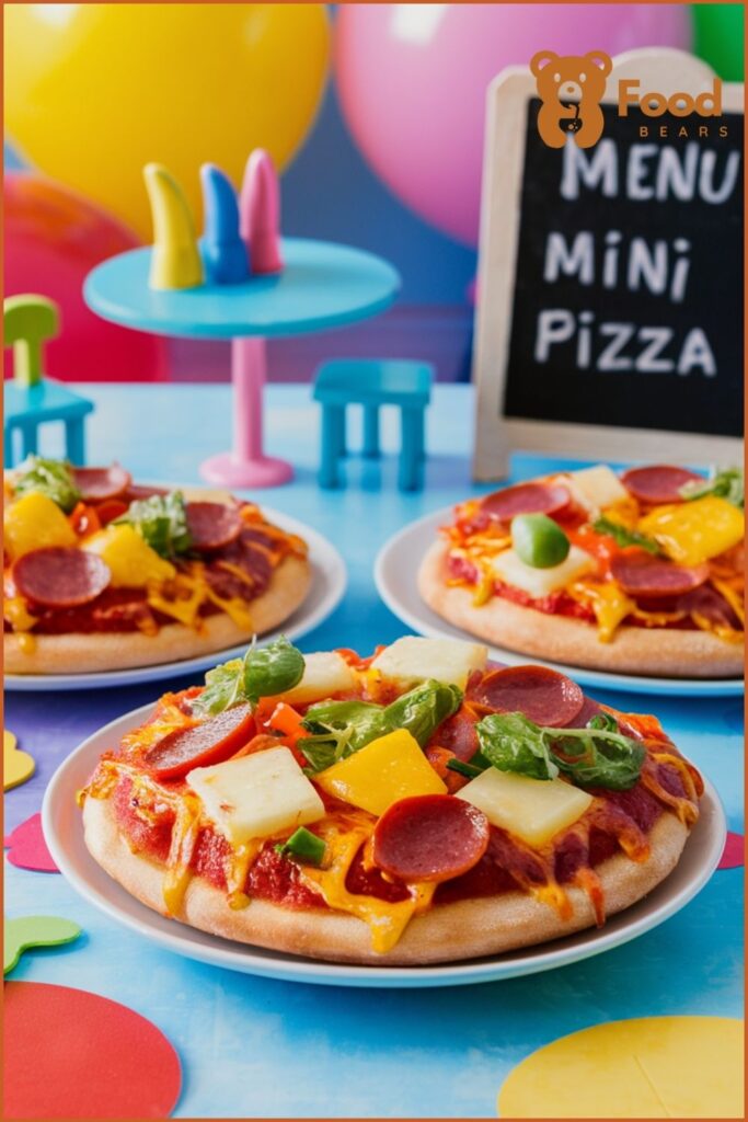 Outdoor Pizza Party Ideas - Mini Pizzas for Kids for outdoor pizza party