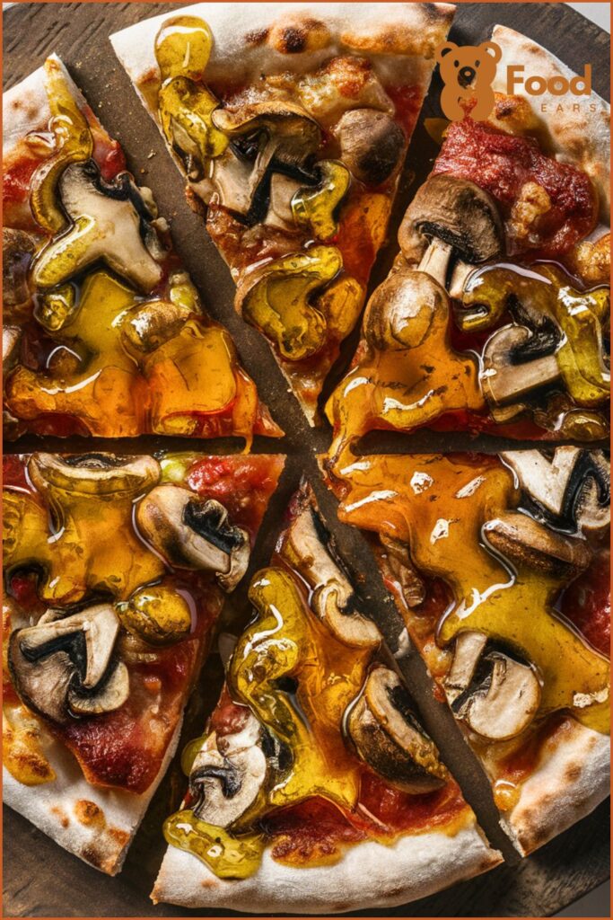 Pizza Topping Ideas with Hot Honey - Mushroom and Hot Honey