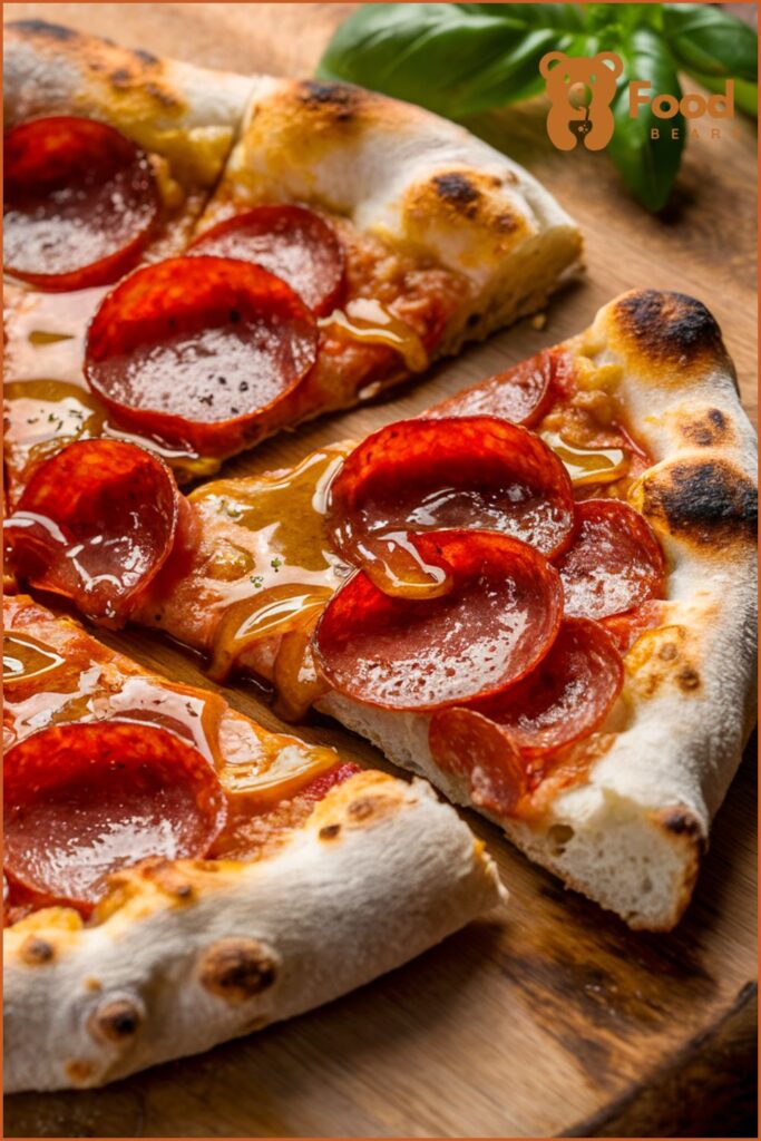 Pizza Topping Ideas with Hot Honey - Pepperoni and Hot Honey