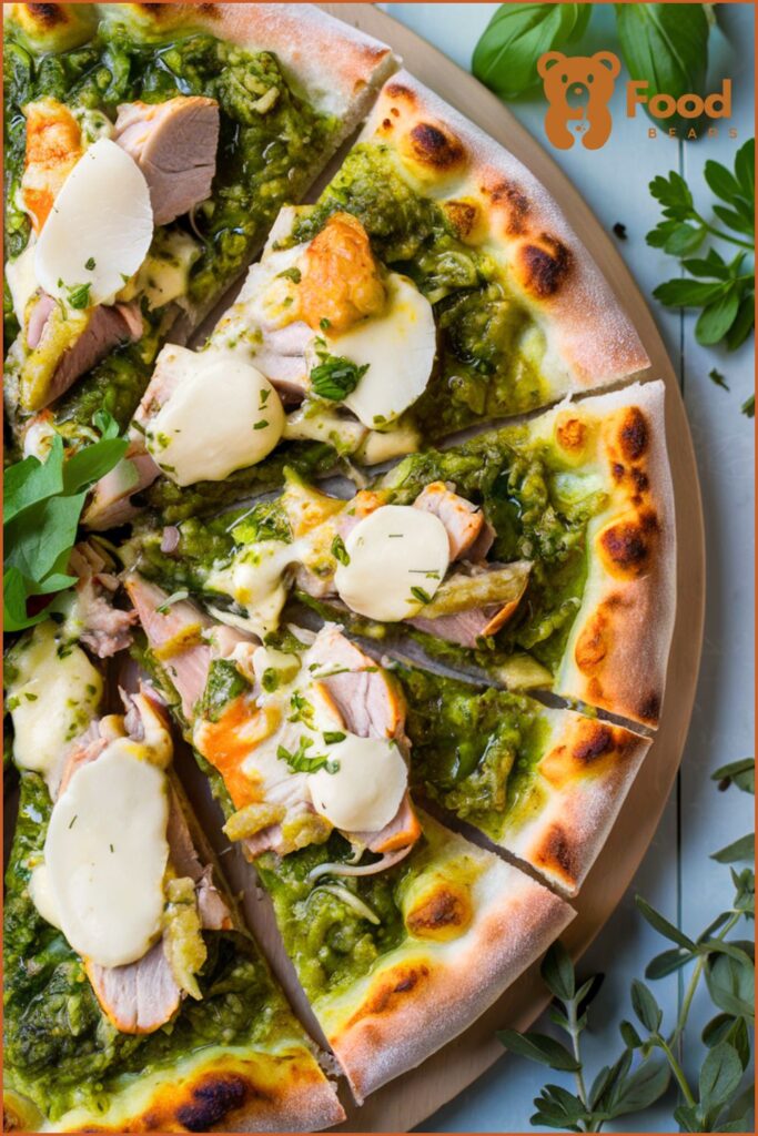 Pizza Ideas for Birthday - Pesto Chicken Pizza for Birthday