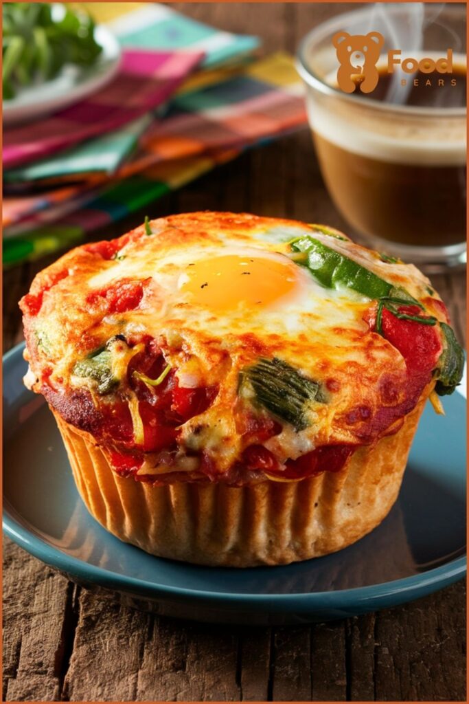 Leftover Pizza Breakfast Ideas - Pizza Egg Muffins