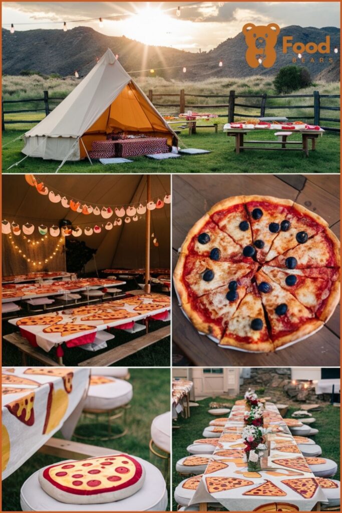 Outdoor Pizza Party Ideas - Pizza-Themed Decor for outdoor