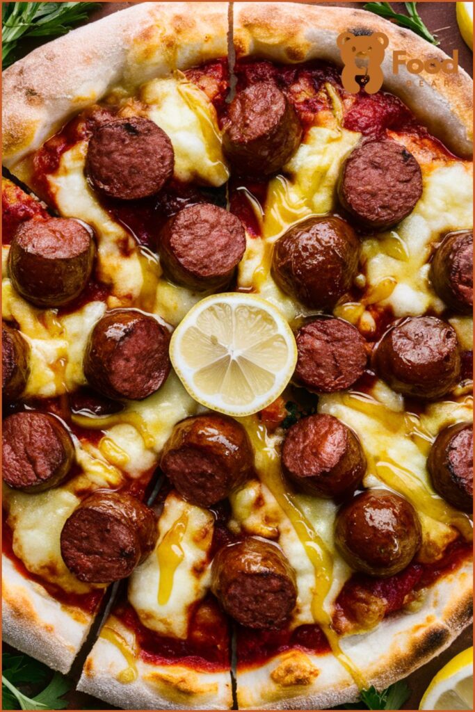 Pizza Topping Ideas with Hot Honey - Spicy Sausage with Hot Honey