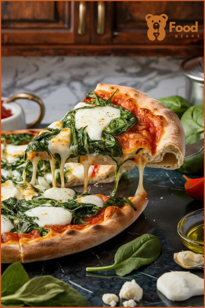 Pizza Ideas for Dinner - Spinach and Feta Pizza for dinner