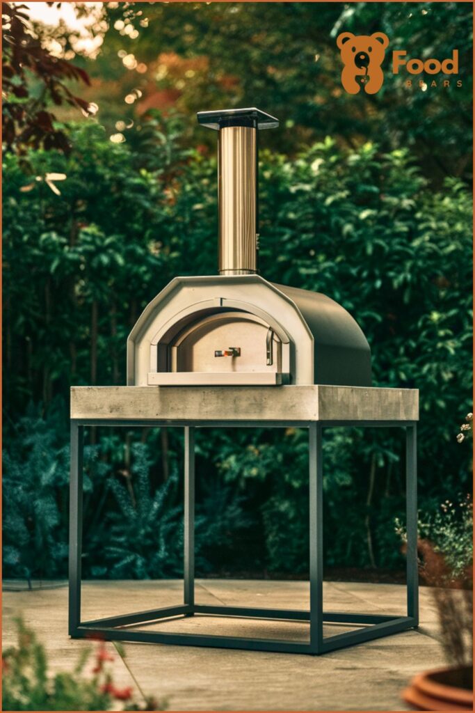Pizza Oven Base Ideas - Steel Frame Base as Pizza Oven Base
