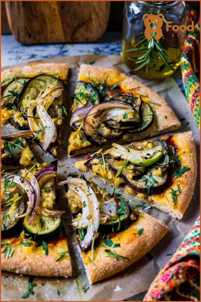 Pizza Ideas for Dinner - Vegan Roasted Veggie Pizza for dinner