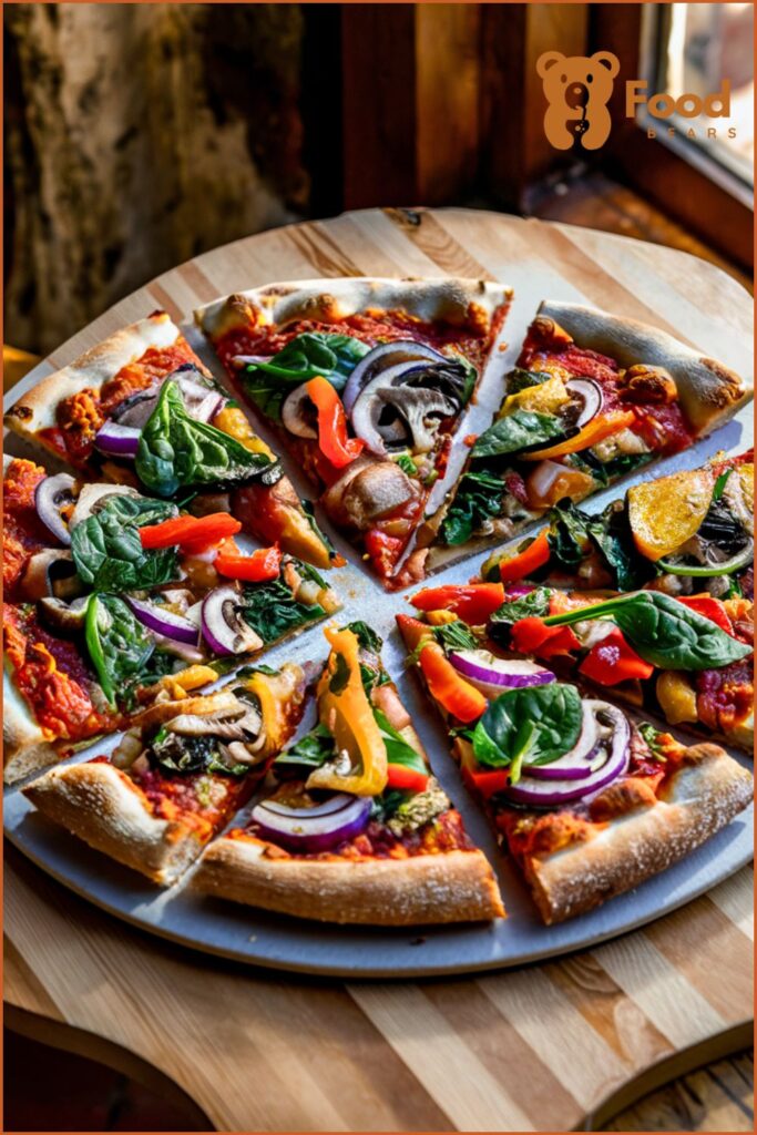 Pizza Ideas for Lunch - Veggie Delight Pizza for lunch