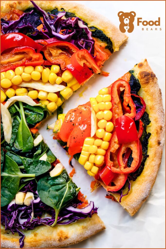 Pizza Ideas for Kids Party - Veggie Rainbow Pizzas for Kids Party