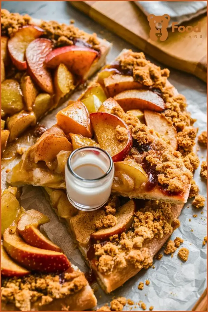 Dessert Pizzas with Pizza Dough - Apple Cinnamon Dessert Pizza