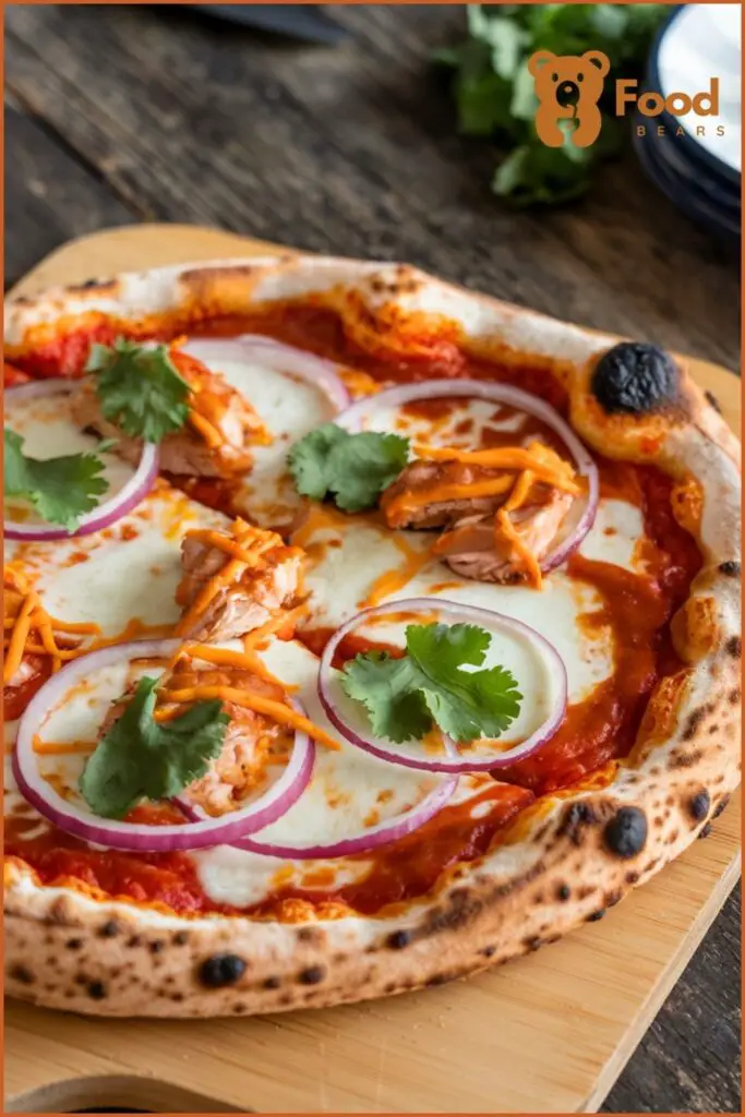 Pizza Party Menu Ideas - BBQ Chicken Pizza for Pizza Party Menu