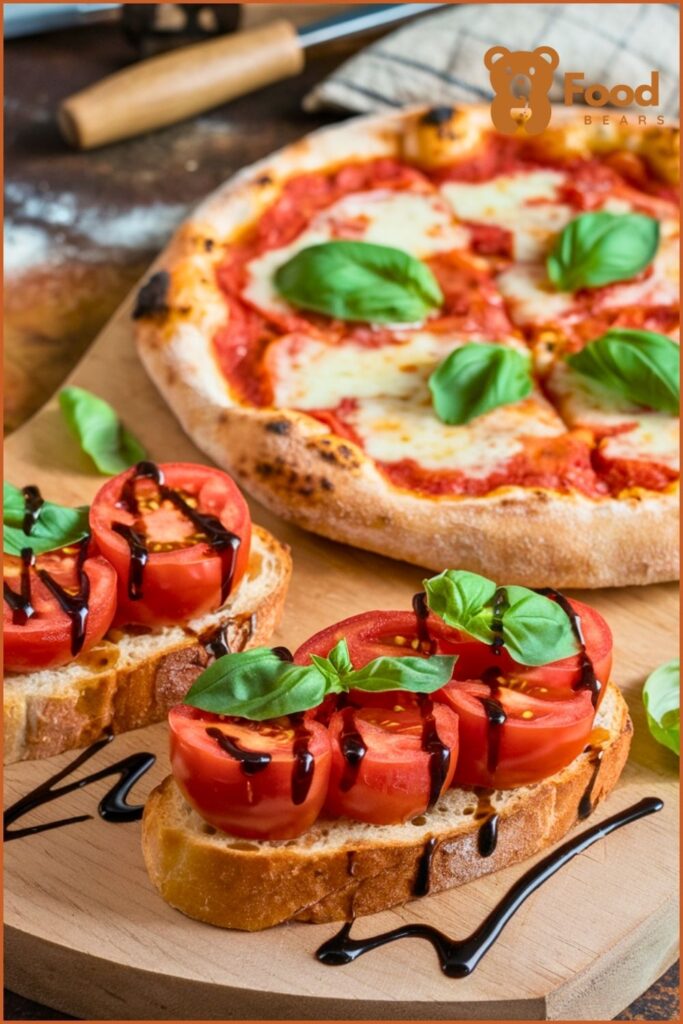 Ideas to Serve With Pizza - Bruschetta Serve With Pizza