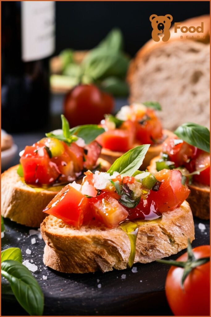 Appetizer Ideas for Pizza - Bruschetta as Appetizer for Pizza