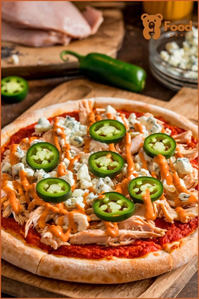 Ideas for Frozen Pizza - Buffalo Chicken Kick