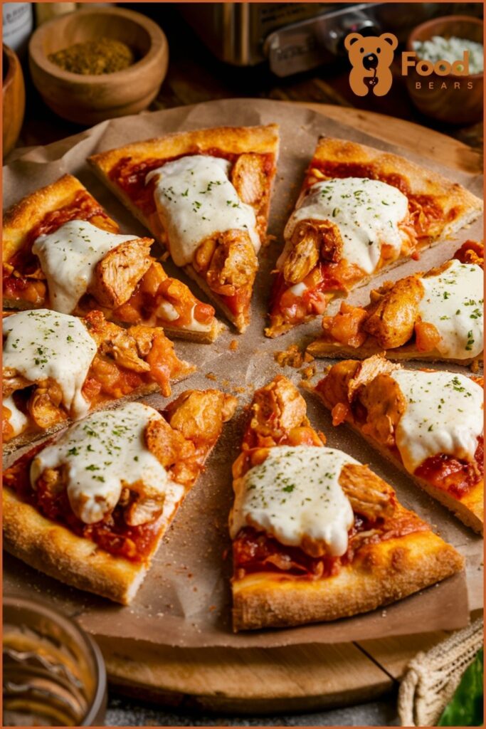 Chicken Pizza Ideas - Buffalo Chicken Pizza