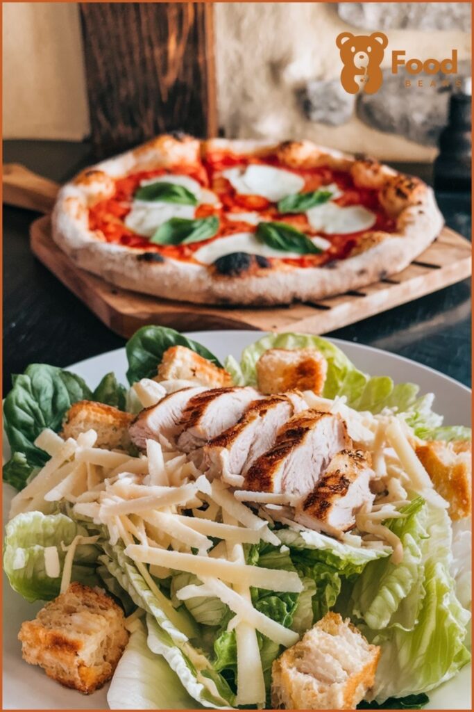 Ideas to Serve With Pizza - Caesar Salad Serve With Pizza