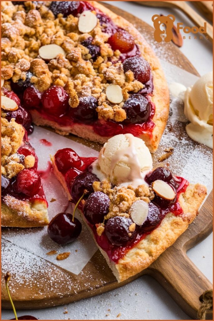 Homemade Dessert Pizza Ideas - Cherry Dessert Pizza