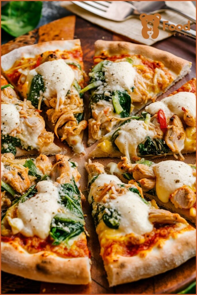 Chicken Pizza Ideas - Chicken Alfredo Pizza