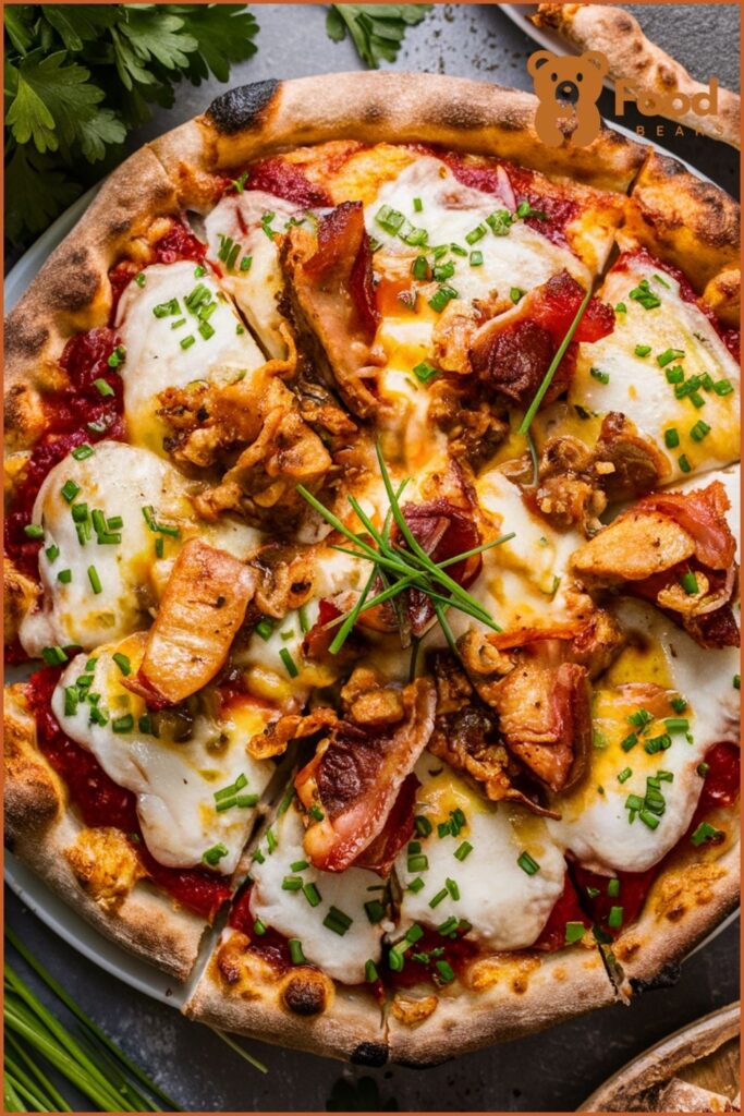 Chicken Pizza Ideas - Chicken Bacon Ranch Pizza