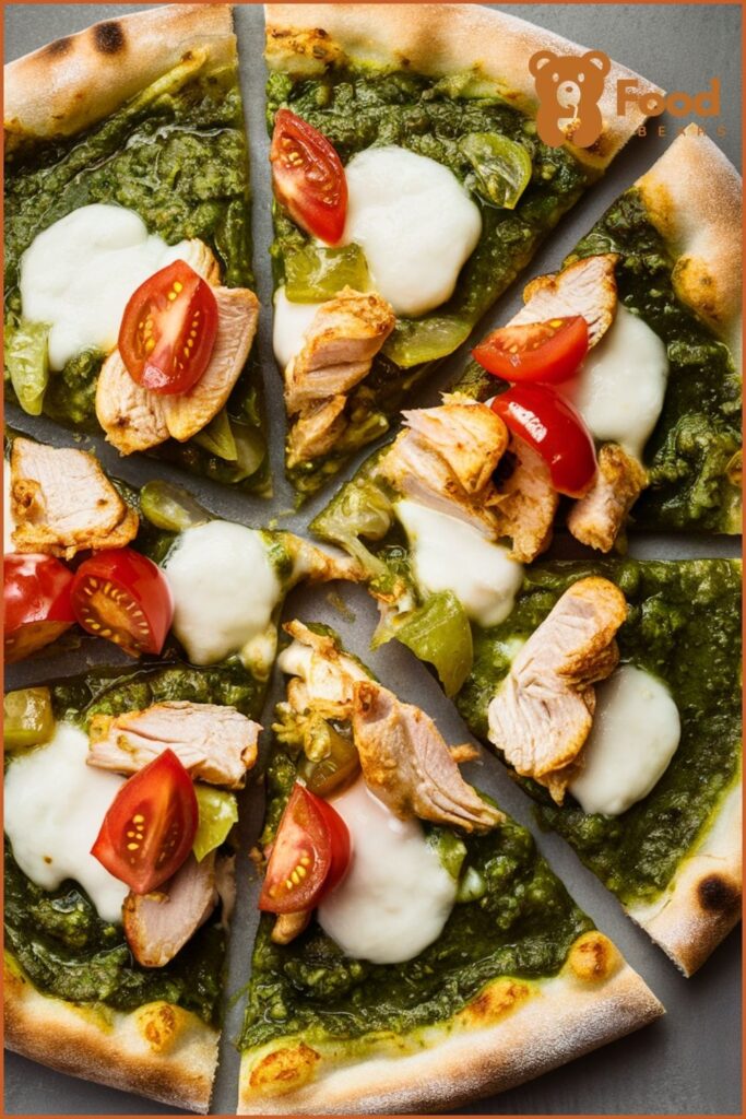 Chicken Pizza Ideas - Chicken Pesto Pizza