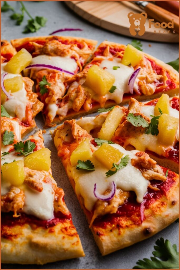 Chicken Pizza Ideas - Chicken and Pineapple Pizza