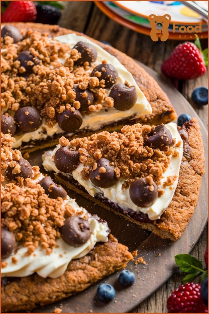 Homemade Dessert Pizza Ideas - Chocolate Chip Dessert Pizza