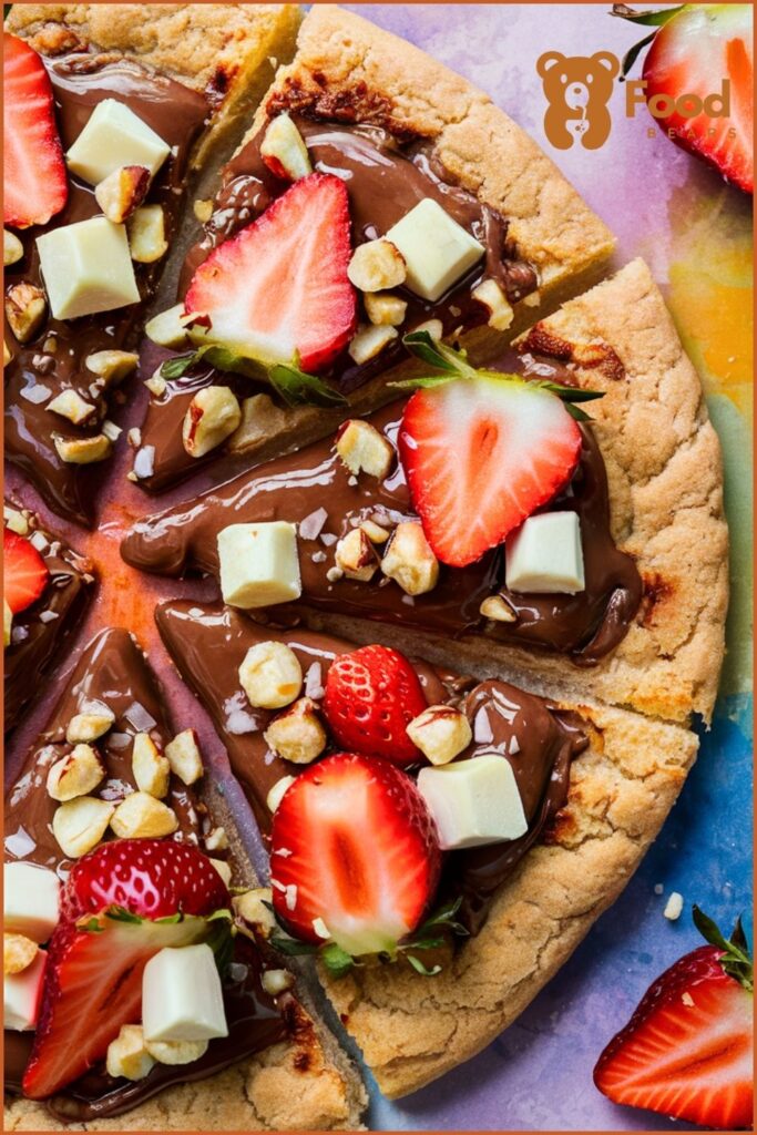 Homemade Dessert Pizza Ideas - Chocolate Hazelnut Crunch Pizza