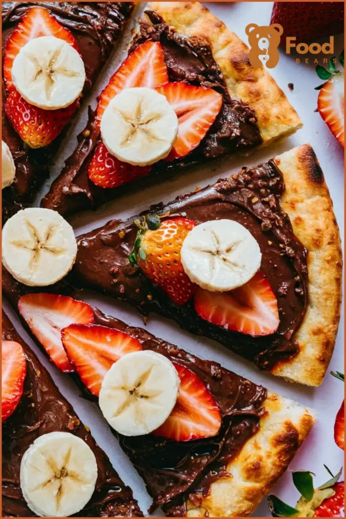 Dessert Pizzas with Pizza Dough - Chocolate Hazelnut Spread Pizza