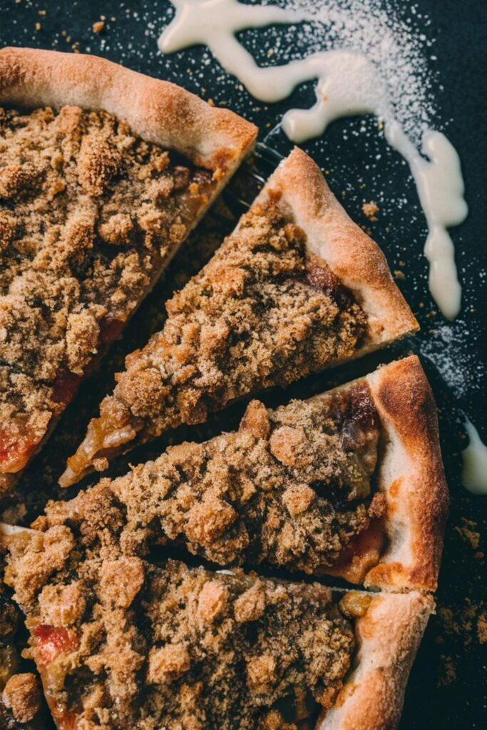 Homemade Dessert Pizza Ideas - Cinnamon Crumb Dessert Pizza