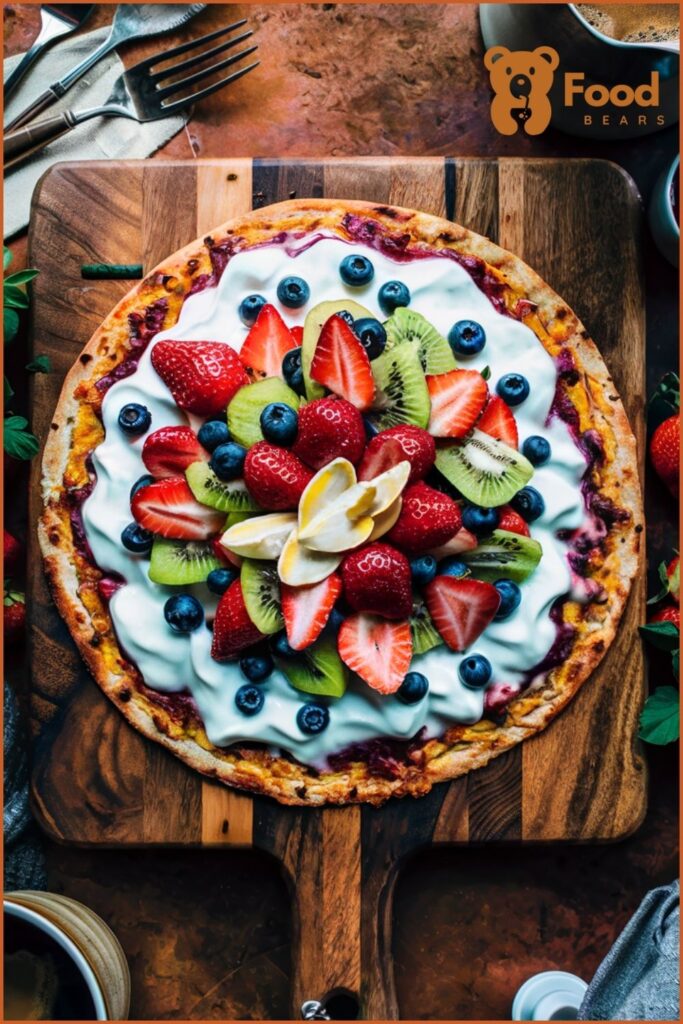 Greek Yogurt and Fruit Breakfast Pizza