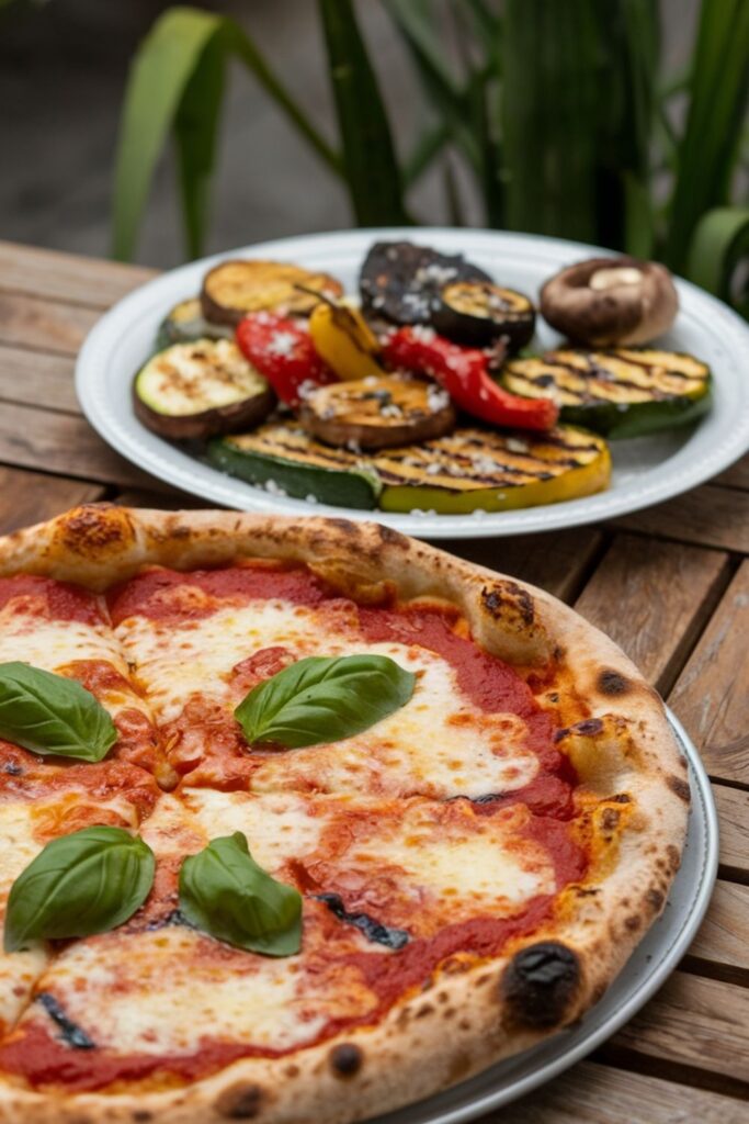 Ideas to Serve With Pizza - Grilled Vegetables Serve With Pizza