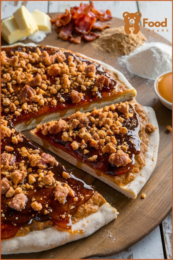 Homemade Dessert Pizza Ideas - Maple Bacon Dessert Pizza