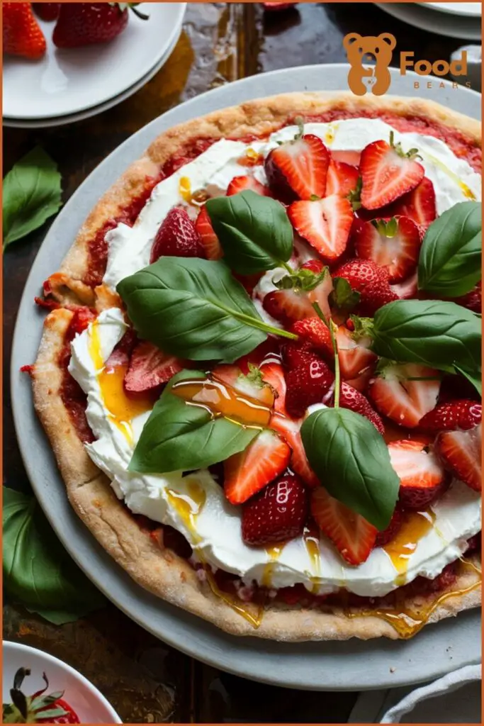 Dessert Pizzas with Pizza Dough - Margherita Dessert Pizza