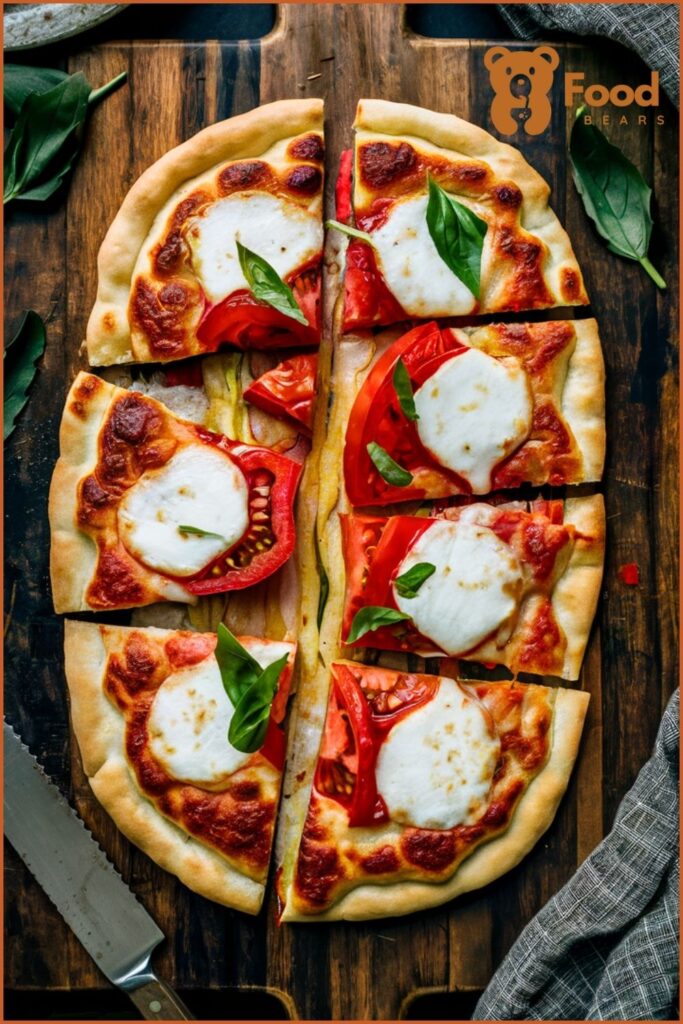 Appetizer Ideas for Pizza - Margherita Flatbread Appetizer for Pizza