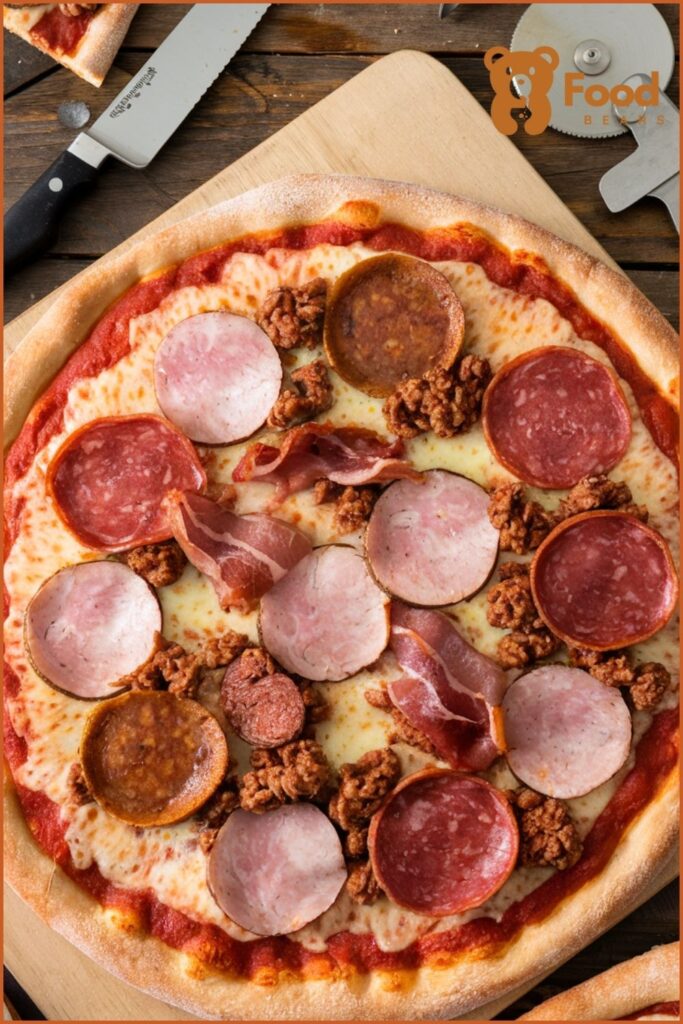 Pizza Party Menu Ideas - Meat Lovers Pizza for Pizza Party Menu