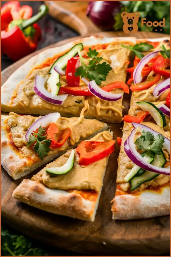 Dairy-Free Pizza Ideas - Mediterranean Hummus Pizza